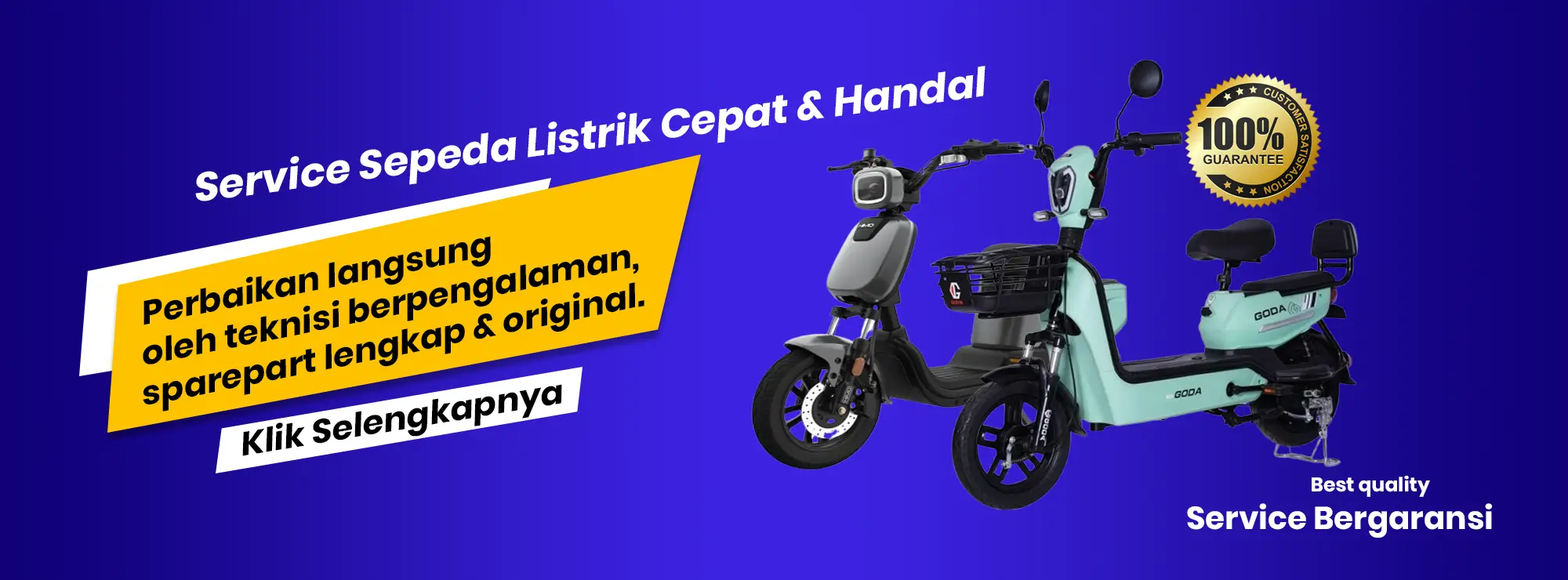 Bengkel Sepeda Listrik Profesional